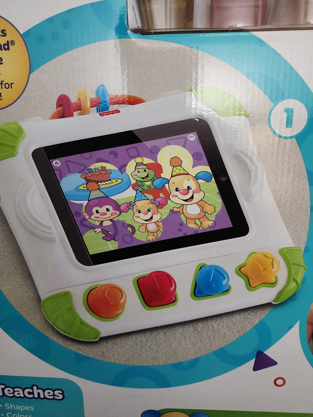 Fisher-Price Laugh & Learn Apptivity Creation Center - White with Green Accents - Picture 2 of 9